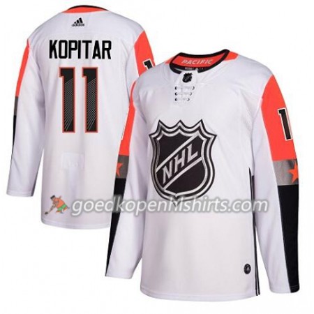 Los Angeles Kings Anze Kopitar 11 2018 NHL All-Star Pacific Division Adidas Wit Authentic Shirt - Mannen